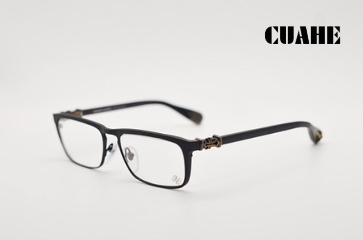 CUAHE Classic Business Square Glasses ពណ៌ខ្មៅ